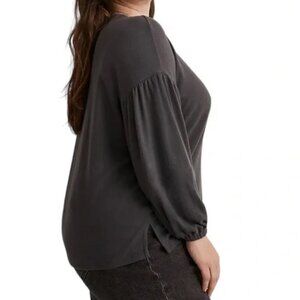 Madewell Knit Long Sleeve Tee Size 4X Relaxed Drop-Shoulders Dreamiest Top NWT